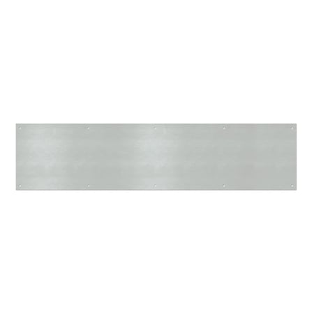 Patioplus 8 x 34 in. Kick Plate- Satin Stainless Steel PA3857677
